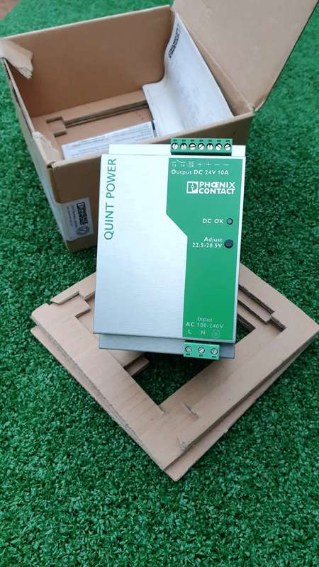 Phoenix Contact QUINT PS-100 Switch Mode DIN Rail Power Supply, 85  264V ac ac Input, 24V dc dc Out