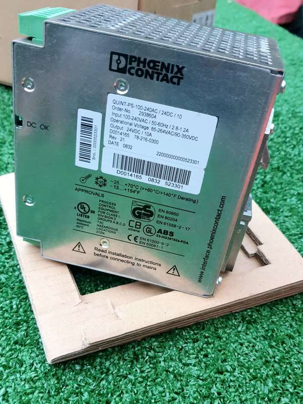 Phoenix Contact QUINT PS-100 Switch Mode DIN Rail Power Supply, 85  264V ac ac Input, 24V dc dc Out