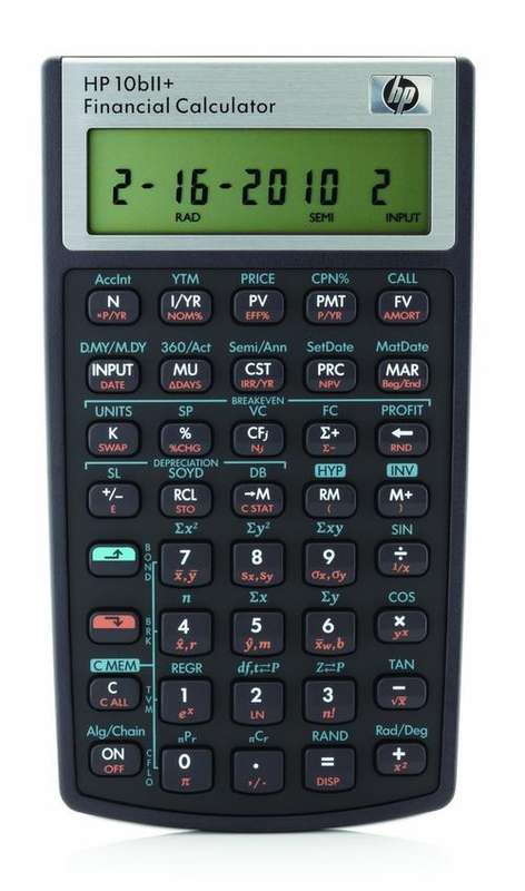 HP 10Bii+ PLUS Financial Calculator