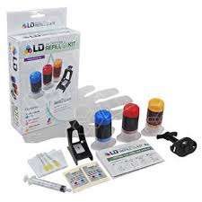 HP 57 / 28 / 22 refill kit. 3 to 6 refills