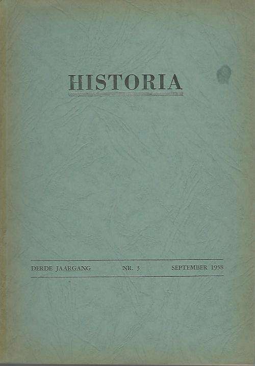 Historia. Sept 1958.