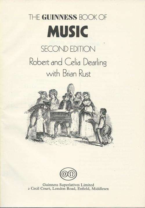 Guinness Book of Music - Dearling and Rust.