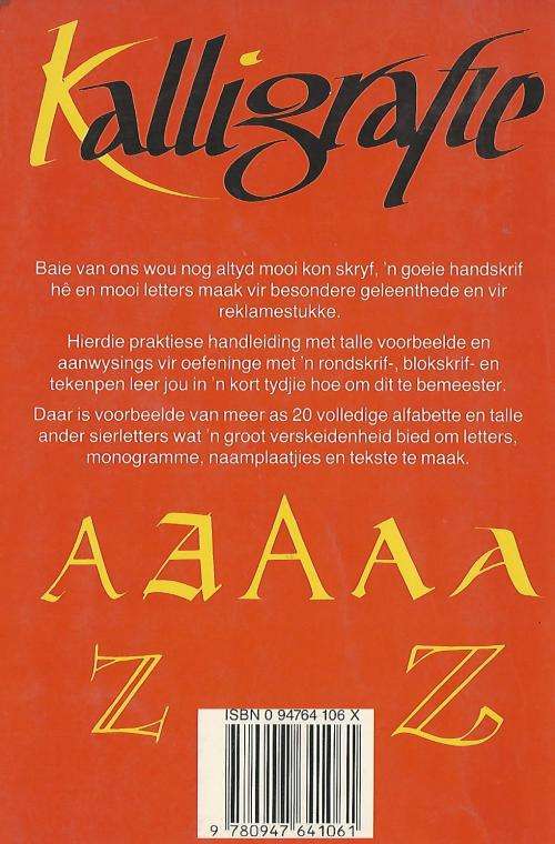 Kalligrafie van A tot Z - Timon Stevens. Toestand: Soos Nuut.