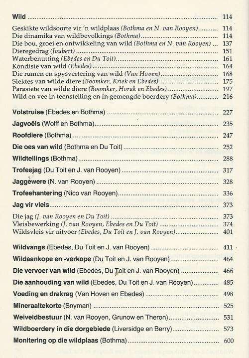 WILDPLAASBESTUUR - J. du P. Bothma (Red). Toestand:  Byna nuut.