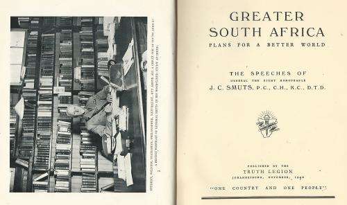 Greater South Africa. The Speeches of J.C Smuts.