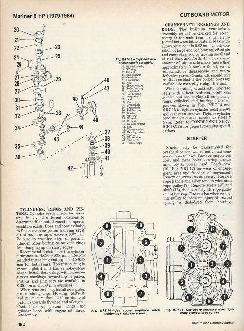 Outboard Motor Service Manual. Intertec. 10th Ed.  PRICE REDUCED.