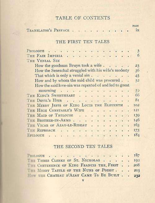 The Droll Stories of Honore de Balzac.
