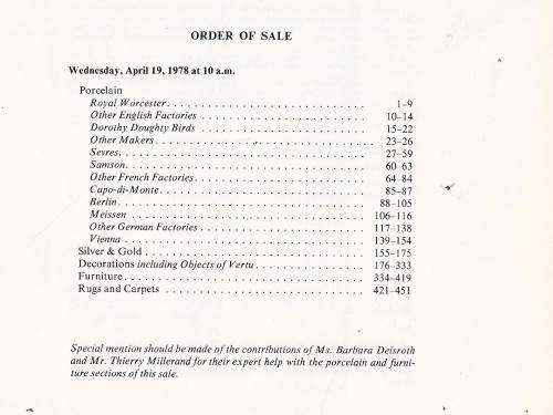 Auction Catalogue. Good 19th and 20th Century ltems. 1978.