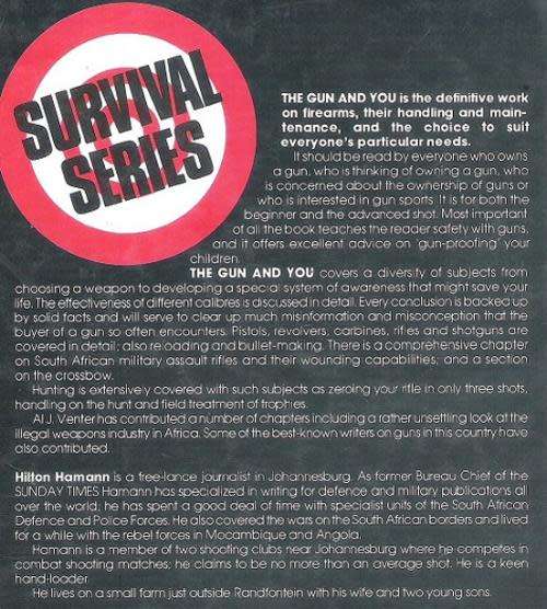 A BOOK. The Gun and You. Condition: Almost new. Survival Series.