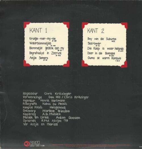 Boy van die Suburbs - Anton Goosen. 1979. Vinyl LP.