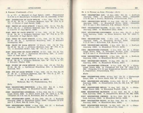 Afrikanerbees Stamboek. Deel 10: Registrasies: Jul 1950 - Junie 1952.