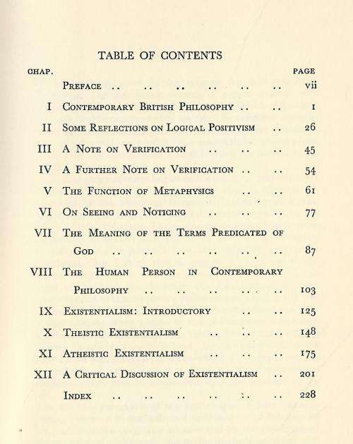Contemporary Philosophy - Frederick Copleston.