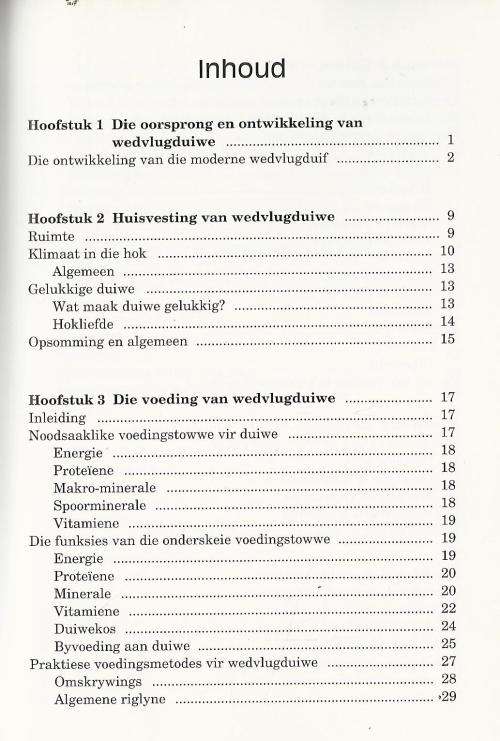 Wedvlugduiwe - die praktyk.  Ernest Pawson. Nuut.