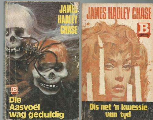 2 James Hadley Chase Boeke.Dis net `n kwessie van tyd. 1 Prys vir albei.