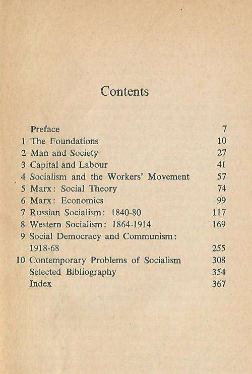 A Short History of Socialism - George Lichtheim.