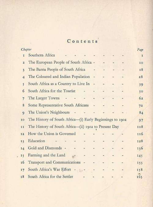 This is South Africa - Blackwell and May. 1947. Rare.