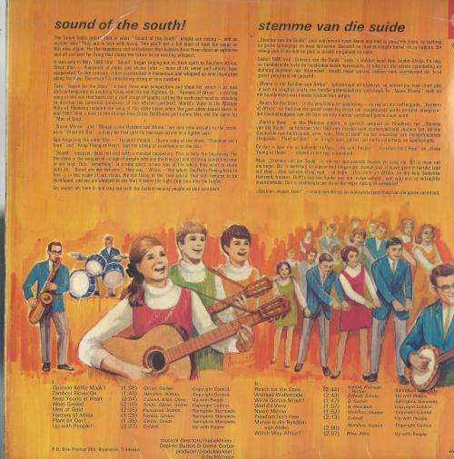 Stemme van die Suide! Sound of the South. Vinyl LP. SKAARS!!