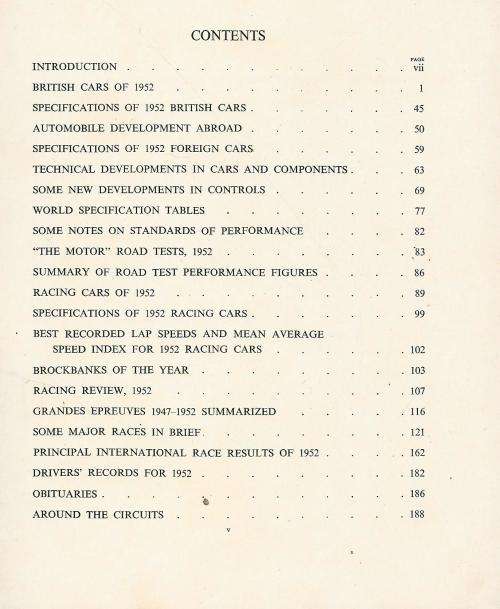 The Motor Yearbook 1953.