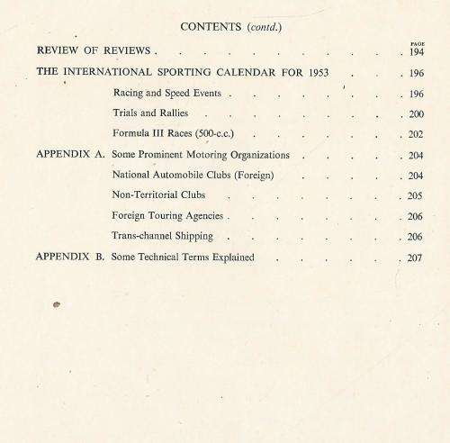 The Motor Yearbook 1953.