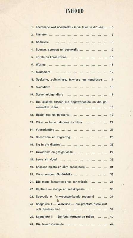 Lewe in die See - Margaret Smith. Geteken deur Minister M.C. Botha. (Signed).