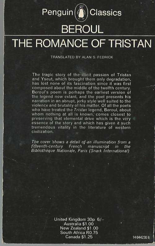 The Romance of Tristan - Beroul.
