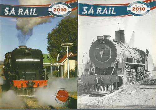 SA Rail. 4 copies. 2010. No 1-4.  150 years of Rail in SA.