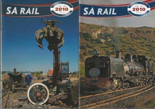 SA Rail. 4 copies. 2010. No 1-4.  150 years of Rail in SA.