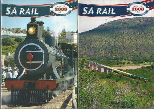 SA Rail. 4 copies. 2008. No 1-4. Price is or all 4.