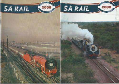 SA Rail. 4 copies. 2008. No 1-4. Price is or all 4.