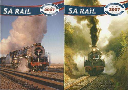 SA Rail. 4 copies. 2007. No 1-4. Price is for all 4.