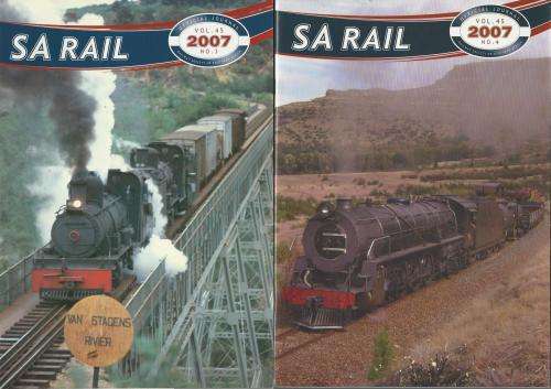SA Rail. 4 copies. 2007. No 1-4. Price is for all 4.