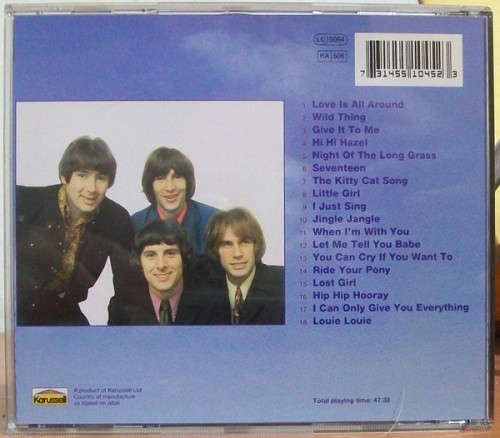 The Troggs. CD. UK Import. Spectrum Music. 551045-2.