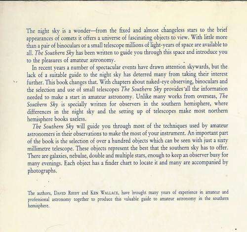 The Southern Sky - Reidy & Wallace. Astronomy.
