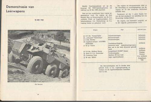 Uniefees Program 1960. Suid-Afrikaanse Weermag. SADF. Rare!