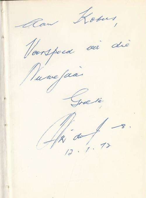 Frik du Preez, Rugbyreus - Leon Gouws. GETEKEN.