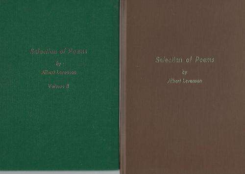 Selection of Poems - Albert Levenson. Signed! Excellent condition. Rare!
