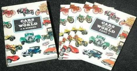 Cars of the World. JD Scheel.  4 Books in slip case.