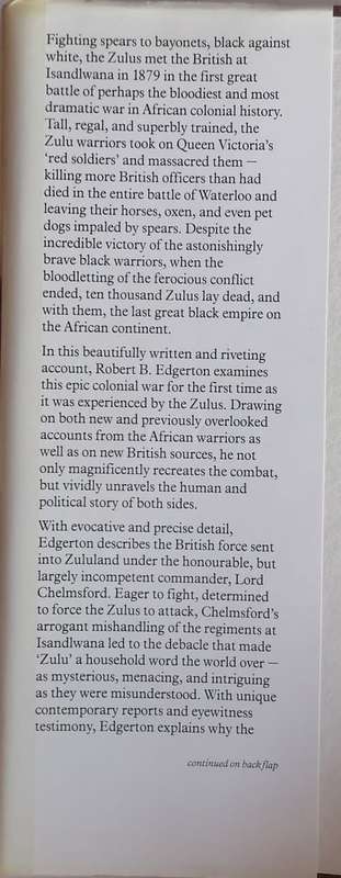 Like Lions They Fought - Robert B Edgerton. The Last Zulu War.