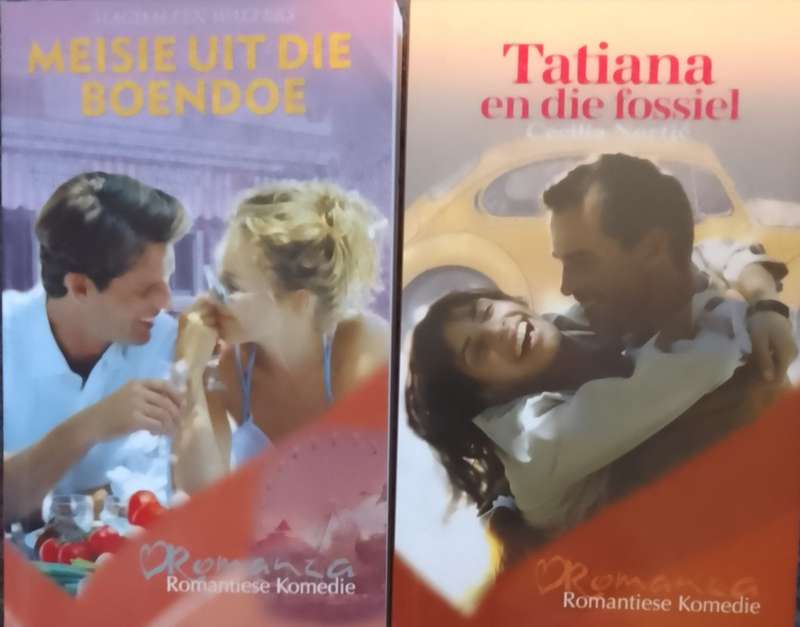 2 Romanza (Romantiese komedie) boeke. Nuut. R20 vir altwee.
