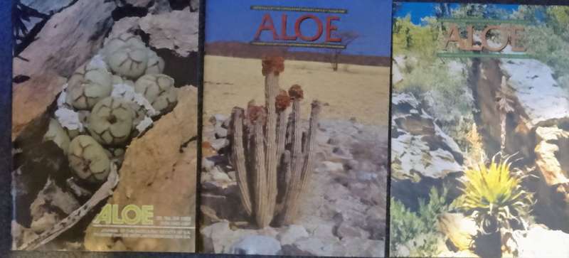 Aloe. Journal of Succulent Society of South Africa.  3 Copies at R24 each. Total R72.