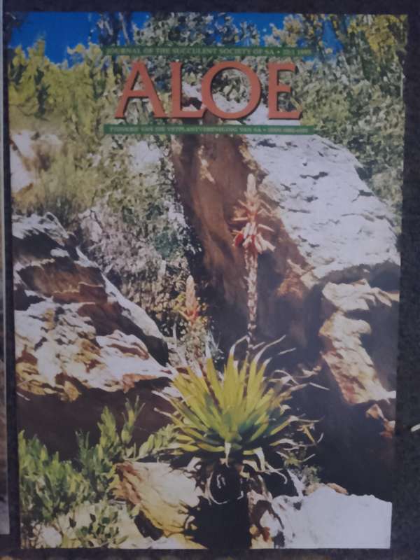Aloe. Journal of Succulent Society of South Africa.  3 Copies at R24 each. Total R72.