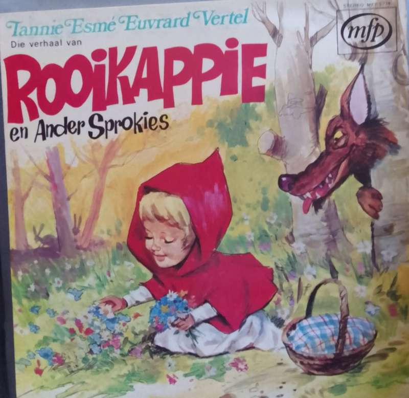 Rooikappie. Tannie Esme Euvrard. Langspeel plaat.
