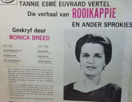 Rooikappie. Tannie Esme Euvrard. Langspeel plaat.