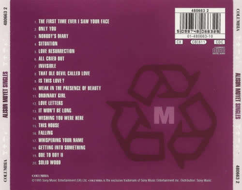 Alison Moyet. Singles.