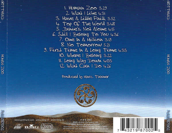 Gotthard. Human Zoo. Import.