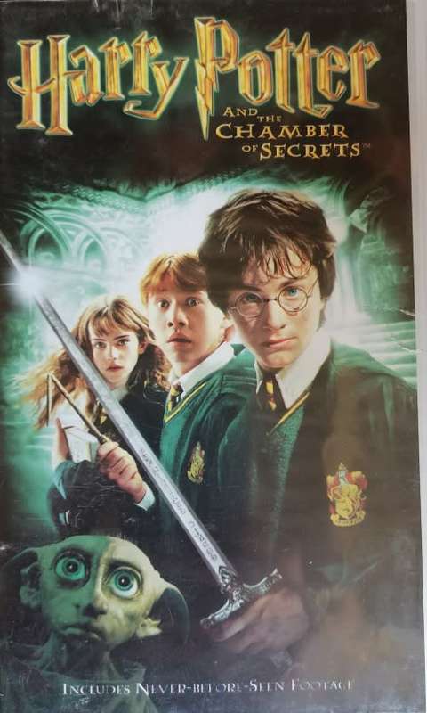 Harry Potter and the Chamber of Secrets. VHS Video.