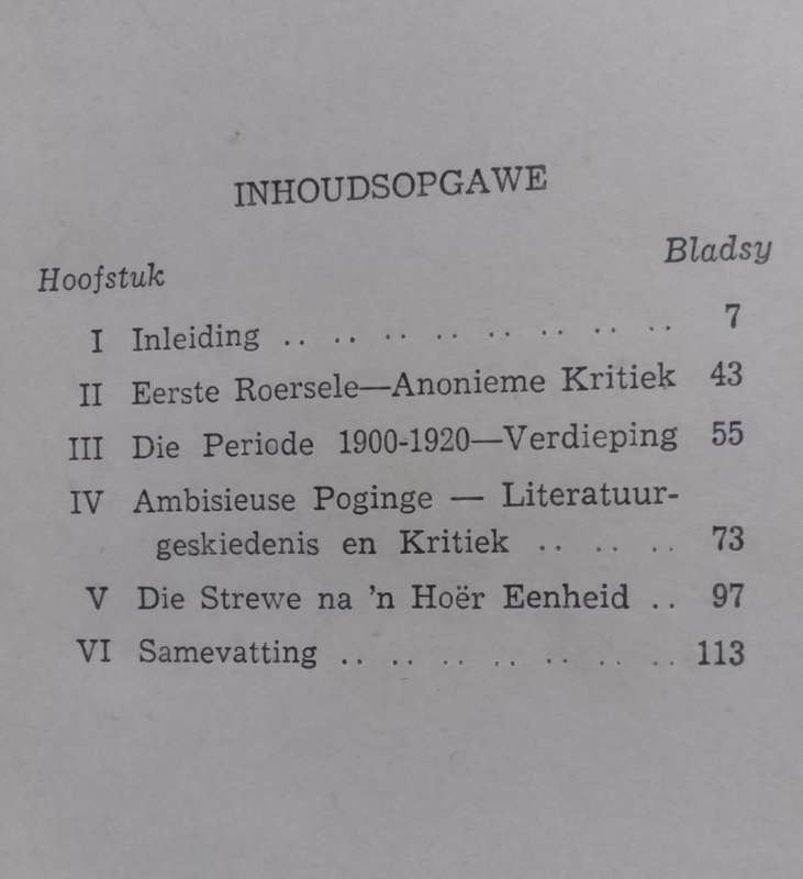 Arikaanse Letterkunde Kritiek - Dr G.S. Nienaber. Tweede Trek reeks. No. XI .