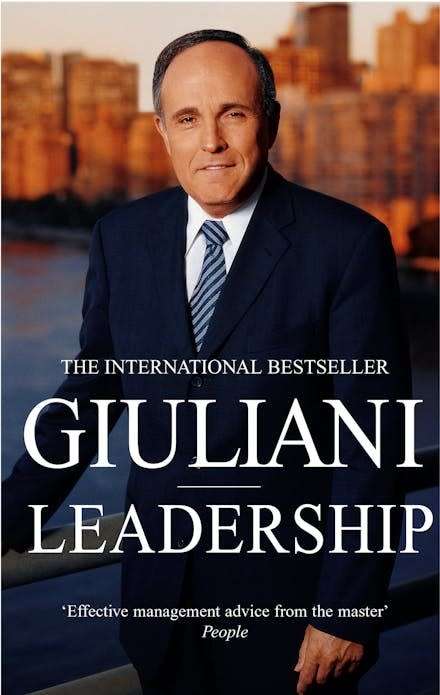 Giuliani Leadership Signed Copy The mayor that turned New York around