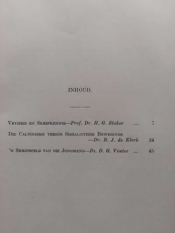 Vryheid. 3 Lesings. Waak serie no 2. 1937.  SKAARS!