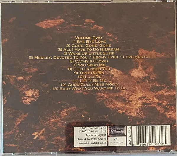 The Everly Brothers Collection. Volume One & Two.  2 Discs.